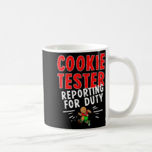 Cookie Tester Rerting Duty Funny Husband Christmas Coffee Mug