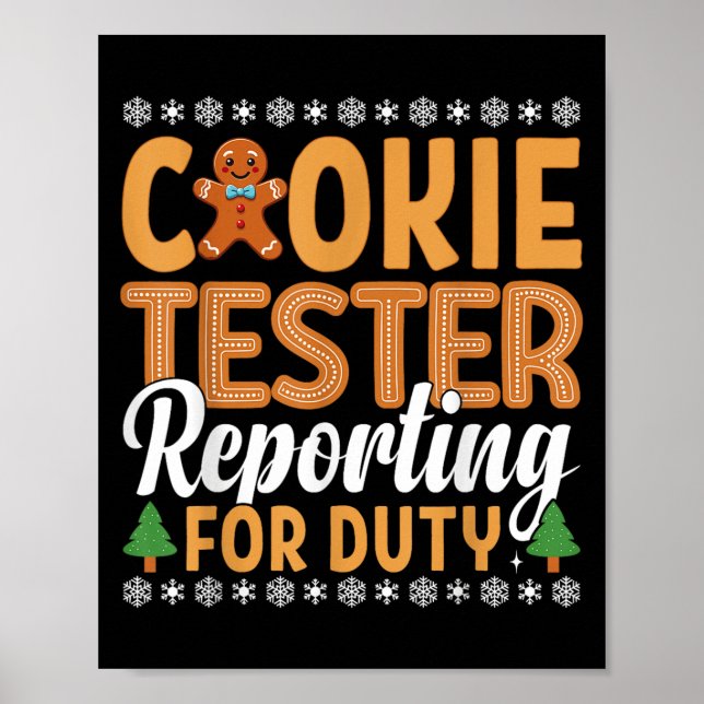 Cookie Tester Rerting For Duty  Poster (Front)