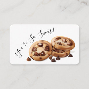 Cookie Thank You Enclosure Card