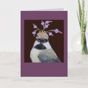 Cookie, the chickadee card