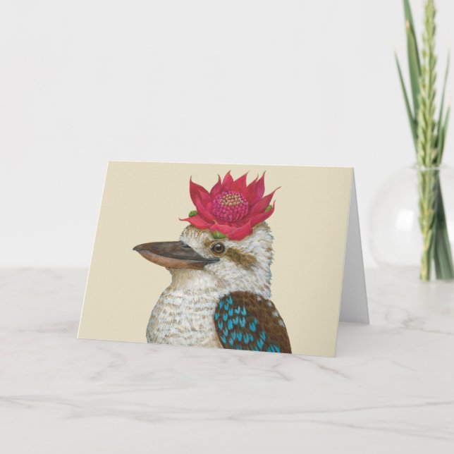 Cookie the kookaburra card (Front)