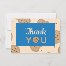 Cookie Themed Thank You Card