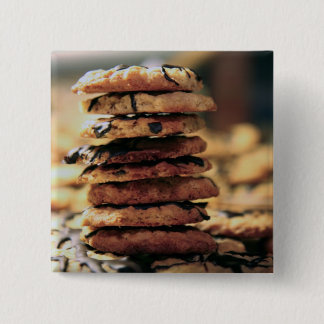 cookie tower 15 cm square badge