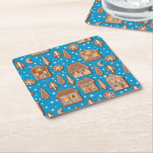 Cookie town square paper coaster