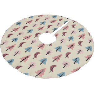 Cookie Tree Pastel Pink Pattern Brushed Polyester Tree Skirt