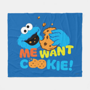 Cookie Wants Cookie Fleece Blanket
