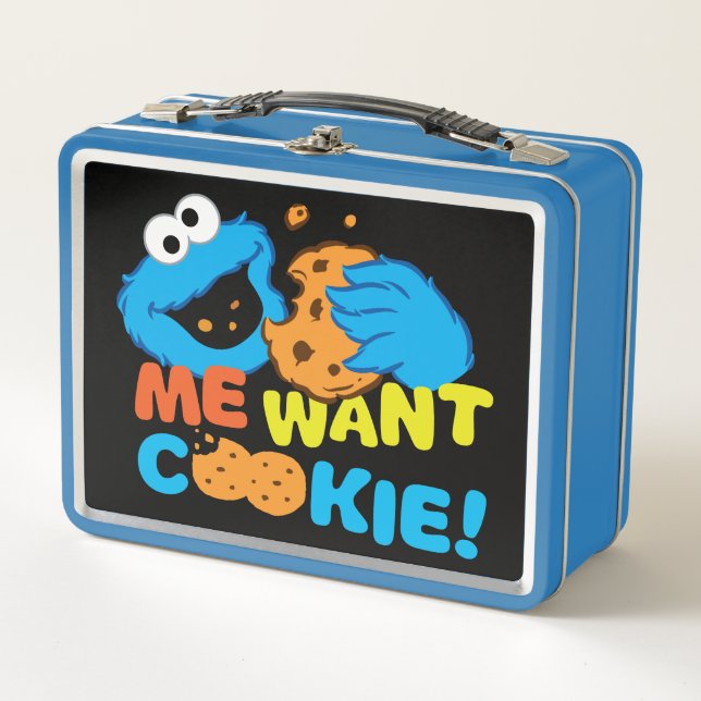 Cookie Wants Cookie Metal Lunch Box (Front)