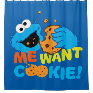 Cookie Wants Cookie Shower Curtain