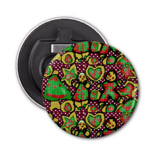 Cookies and Christmas Coffee Mug Wooden Box Sign Bottle Opener