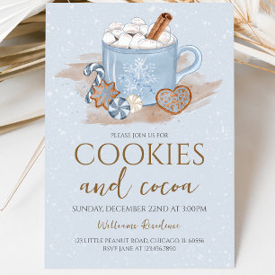 Cookies and Cocoa Holiday Party Invitation
