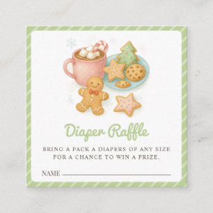 Cookies and Cocoa Winter Baby Shower  Enclosure Card