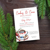 Cookies and cocoa winter Christmas bridal shower