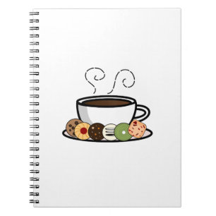 Cookies and coffee notebook
