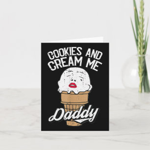 Cookies And Cream Me Daddy Halloween Card