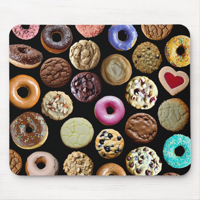 Cookies and Doughnuts Mouse Mat (Front)