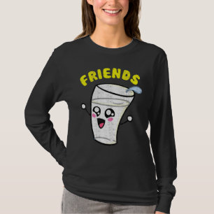 Cookies And Milk 2 Of 2 Couple Matching Best Frien T-Shirt