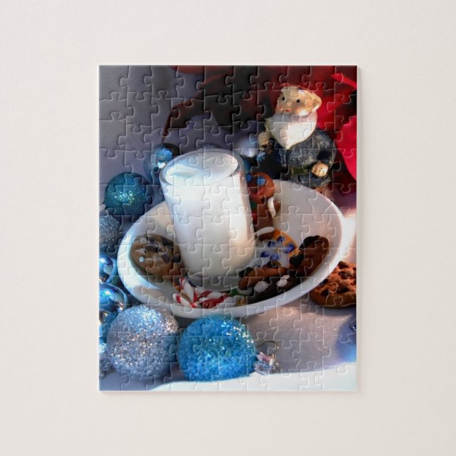 Cookies and Milk Gnome I Jigsaw Puzzle (Vertical)
