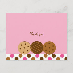 Cookies and Milk Thank You Note Cards