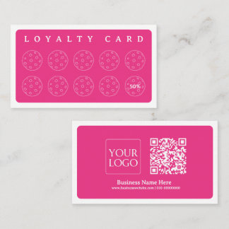 Cookies Bakery Baker Coffee Shop Homemade Business Loyalty Card