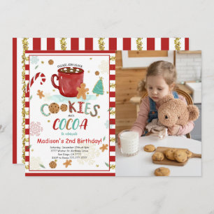 Cookies Birthday Photo Invitation