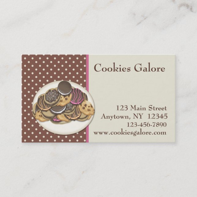Cookies Business Card (Front)