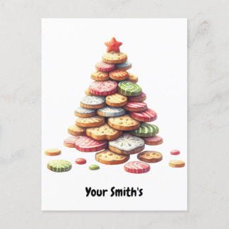 cookies Christmas Holiday Postcard