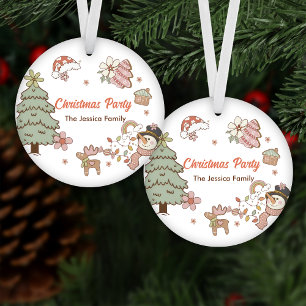 Cookies Christmas Party Ceramic Tree Decoration
