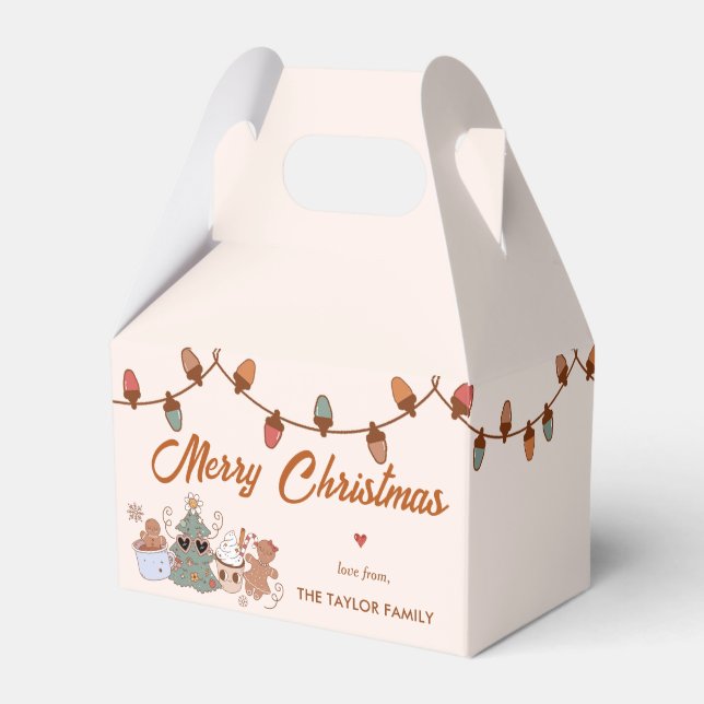 Cookies Christmas Party  Favour Box (Front Side)