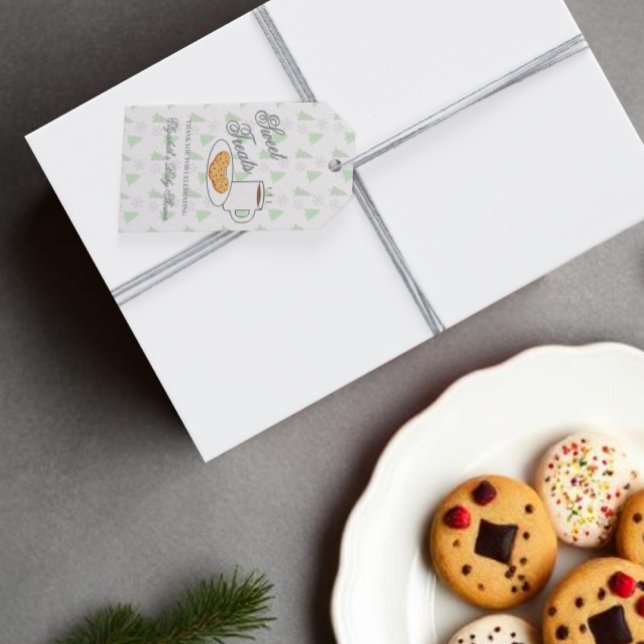 Cookies & Cocoa Baby Shower Gift Tags (Creator Uploaded)