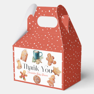 Cookies & Cocoa Christmas Holiday Baby Shower Favour Box
