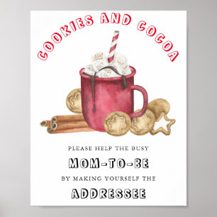 Cookies & Cocoa - Help the Busy Mum-to-Be  Poster