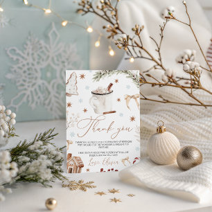 Cookies & Cocoa Thank You Card