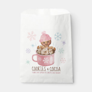 Cookies & Cocoa Winter Girl Baby Shower Favour Bags