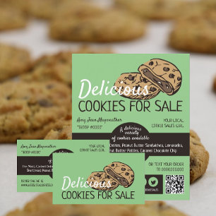 Cookies Design, Cookie Sales Fundraising Card