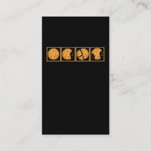 Cookies Dessert Food Lover Biscuit Eater Business Card