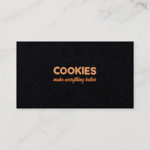 Cookies Everything Better Business Card