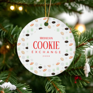 Cookies Exchange Party Ceramic Tree Decoration