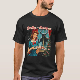 Cookies For Krampus Funny Christmas Xmas Krampus G T-Shirt