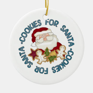 Cookies for Santa ornament