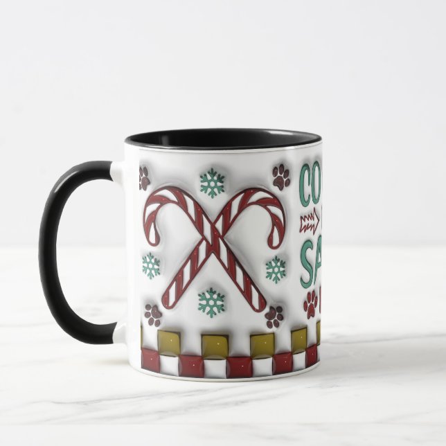 Cookies for Santa Paws Mug (Left)