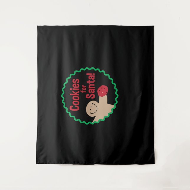 Cookies for Santa Tapestry (Front)