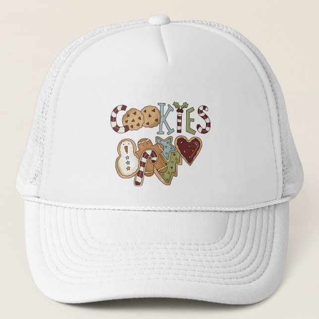 Cookies for Santa Tshirts and Gifts Trucker Hat (Front)