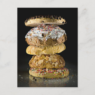 Cookies in a stack postcard