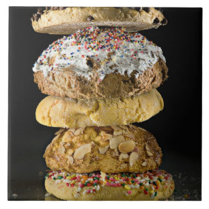 Cookies in a stack tile