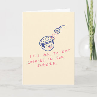 Cookies in the Shower Card