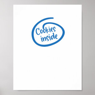 Cookies inside poster