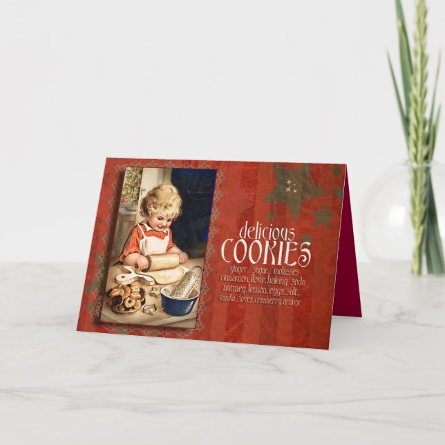 cookies, invitation, vintage invitation (Front)