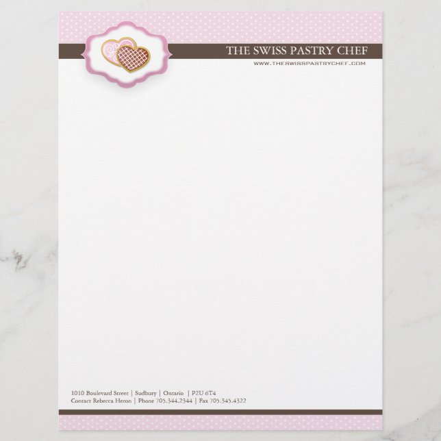 Cookies Letterhead (Front)