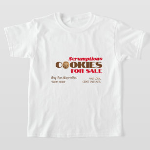 Cookies Logo, Cookie Sales Fundraising T-Shirt