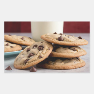 Cookies & Milk Rectangular Sticker